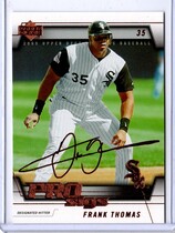 2005 Upper Deck Pro Sigs #23 Frank Thomas
