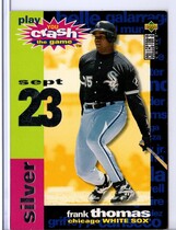 1995 Upper Deck Collectors Choice Crash the Game Silver #CG19C Frank Thomas