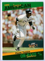 1993 Score Select Stat Leaders #49 Frank Thomas