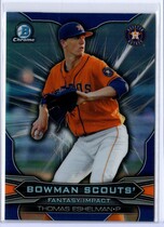 2015 Bowman Chrome Draft Scouts Fantasy Impact #BSI-TE Thomas Eshelman