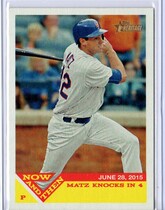 2015 Topps Heritage High Number Now and Then #NT-2 Steven Matz