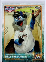 2015 Topps Opening Day Mascots #M-12 Billy The Marlin