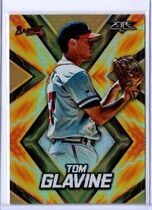 2017 Topps Fire Orange #34 Tom Glavine