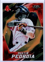2017 Topps Fire Orange #170 Dustin Pedroia