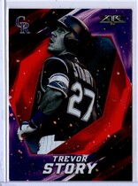 2017 Topps Fire Flame #187 Trevor Story