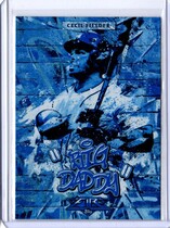 2017 Topps Fire Monikers Blue Chip #M-14 Cecil Fielder