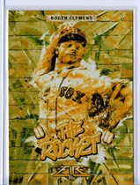2017 Topps Fire Monikers Gold Minted #M-5 Roger Clemens