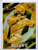 2017 Topps Fire Gold Minted #123 Jose Altuve