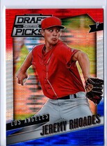 2014 Panini Prizm Perennial Draft Picks Prizm RWB Puslar #35 Jeremy Rhoades