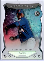 2014 Bowman Platinum Top Prospects Die-Cut #TP-MS Miguel Sano