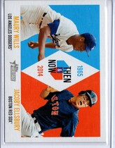 2014 Topps Heritage Then and Now #TAN-WE Jacoby Ellsbury|Maury Wills