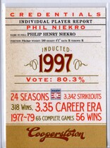 2012 Panini Cooperstown Credentials #13 Phil Niekro