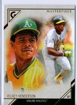 2017 Topps Gallery Masterpiece #MP-2 Rickey Henderson