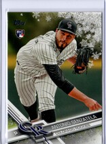 2017 Topps Holiday Metallic Snowflake #HMW9 Antonio Senzatela