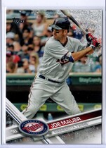 2017 Topps Holiday Metallic Snowflake #HMW18 Joe Mauer