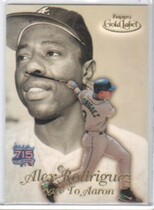 1999 Topps Gold Label Race to Aaron #RA3 Alex Rodriguez