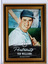 2018 Panini Diamond Kings Portraits #P10 Ted Williams