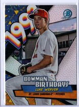 2018 Bowman Chrome Birthdays #BB-LW Luke Weaver