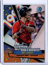 2018 Bowman Chrome Birthdays #BB-MK Max Kepler