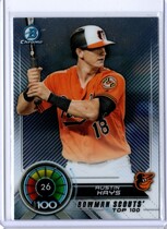 2018 Bowman Chrome Bowman Scouts Top 100 #BTP-26 Austin Hays