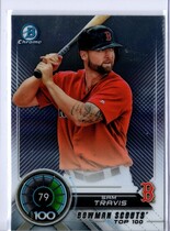 2018 Bowman Chrome Bowman Scouts Top 100 #BTP-79 Sam Travis