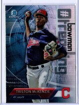 2018 Bowman Chrome Bowman Trending #TM Triston Mckenzie