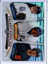 2018 Bowman Chrome Talent Pipeline #TP-DET Christin Stewart|Matt Manning|Mike Gerber