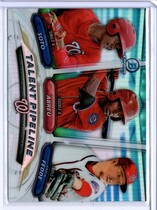 2018 Bowman Chrome Talent Pipeline #TP-WAS Erick Fedde|Juan Soto|Osvaldo Abreu