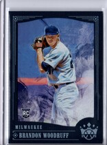 2018 Panini Diamond Kings Framed Blue #94 Brandon Woodruff