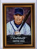 2018 Panini Diamond Kings Portraits #P4 Chipper Jones