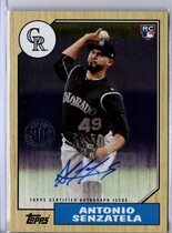 2017 Topps Update 1987 Topps Autos #87A-AS Antonio Senzatela