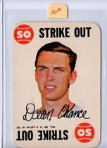 1968 Topps Game Card Inserts #16 Dean Chance