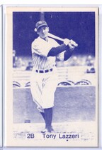 1975 TCMA Yankees All-Time Team (Blue & White) #NNO Tony Lazzeri