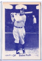 1975 TCMA Yankees All-Time Team (Blue & White) #NNO Babe Ruth