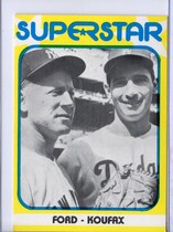 1980 Seckeli Superstar #8 Sandy Koufax|Whitey Ford