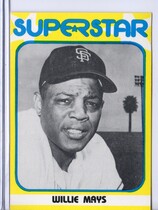 1980 Seckeli Superstar #19 Willie Mays