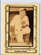 1982 Cramer Sports Baseball Legends #75 Charlie Grimm