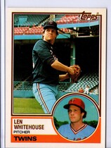 1983 Topps Traded #126 Len Whitehouse