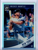 2018 Donruss Optic Holo #165 Mickey Mantle
