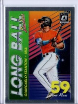 2018 Donruss Optic Long Ball Leaders #1 Giancarlo Stanton