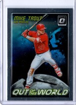 2018 Donruss Optic Out of This World #3 Mike Trout