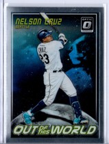 2018 Donruss Optic Out of This World #15 Nelson Cruz