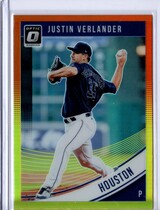 2018 Donruss Optic Red & Yellow #93 Justin Verlander
