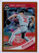 2018 Donruss Optic Bronze #158 Max Scherzer