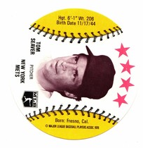 1976 Isaly Discs #55 Tom Seaver