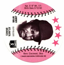 1976 Orbakers Discs #NNO Jim Wynn