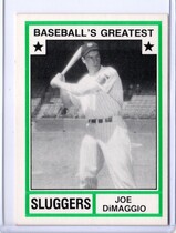 1982 TCMA Greatest Sluggers White Backs #44 Joe DiMaggio