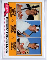 2018 Topps Archives 1981 Topps Future Stars Trios #FS-BAL Austin Hays|Chance Sisco|Tanner Scott