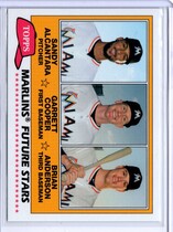 2018 Topps Archives 1981 Topps Future Stars Trios #FS-MIA Brian Anderson|Garrett Cooper|Sandy Alcantara