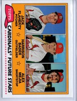 2018 Topps Archives 1981 Topps Future Stars Trios #FS-STL Alex Mejia|Harrison Bader|Jack Flaherty